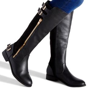 Tayler buckle strap boots